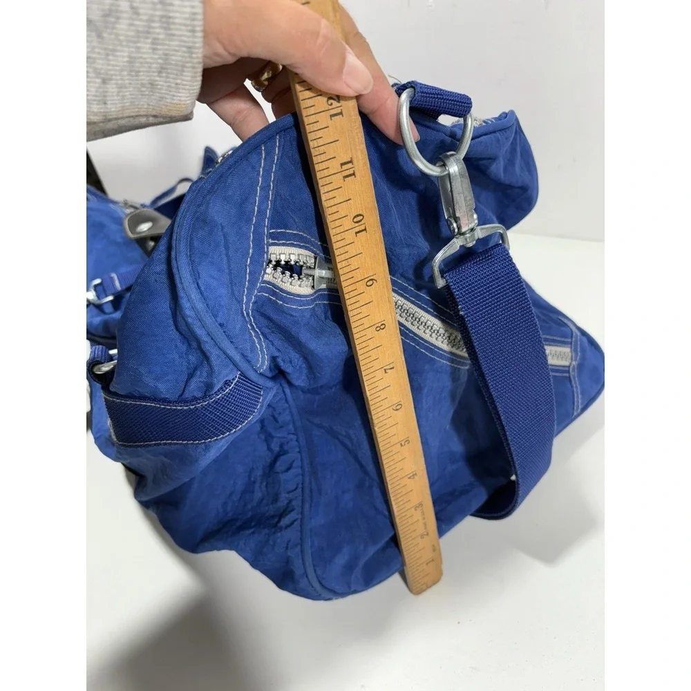 PEPSI COLA Blue X-LARGE Nylon Two-In-One Duffle Bag 1990's W/ Detachable Side